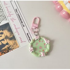 Plate Keychain Green